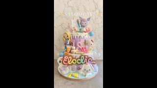 Sanrio-Themed Cake Featuring Satin Ice Fondant