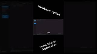A short lesson on variables in Python  #stem # programming #coding #programmer #python #developer