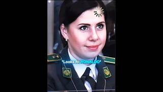 When Ronaldo Flirts with Officer