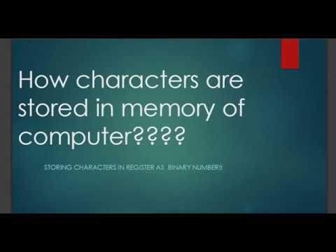 8086 Assembly Language Tutorial  || Part 16 || How Register Store Character in its ASCII format