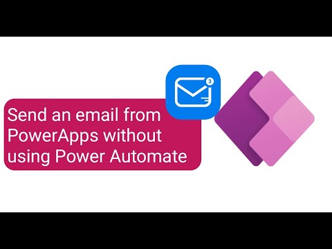 Send emails from PowerApps without MS Flow #powerautomate #powerapps #outlook #sharepointonline
