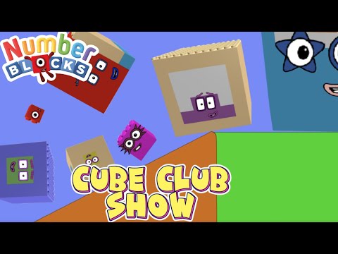 Numberblocks Cube Club Show ｜1 to 1000 ｜Algodoo