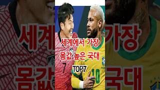 선수가치 높은 국대 TOP7: 축구 강국들의 충격적인 몸값