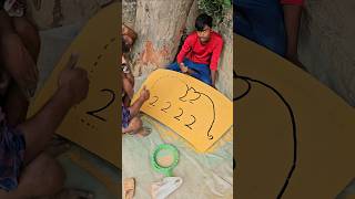 Draw A Elephant easy drawing Using Number 22222 step by step 8000 #shorts