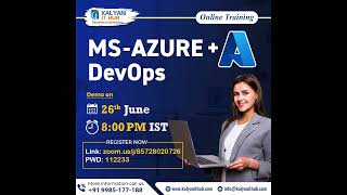 Azure DevOps + Azure Admin - New Batch | Kalyan IT Hub