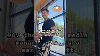 Definitely not letting him cover any more shifts #restaurant #server #funny #staff #relatable