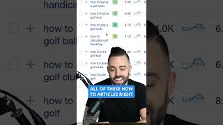Keyword research is too easy