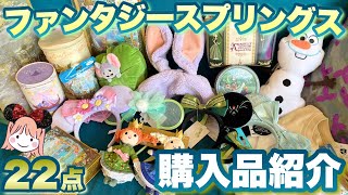 1時間迷って購入したファンタジースプリングスの新グッズを全紹介！