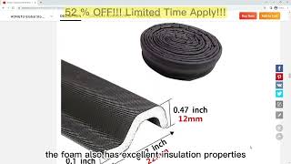 Soundproof Foam Window Sealing Strip for Casement Window Seal Acustic Foam S Weather Stripping Door
