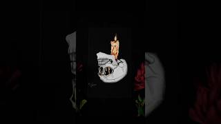 Shop in bio💀🕯️🌿#darkart #symbolicart #skulls #fineartprints #floralart