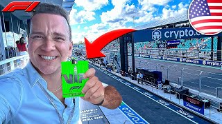 FÓRMULA 1 VIP EN MIAMI 🔥 ¡Solo MILLONARIOS pueden VIVIRLO! Paddock Club