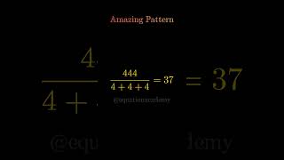 The Amazing Pattern of 37 #shorts#maths#mathematics#numberpatterns#gcse