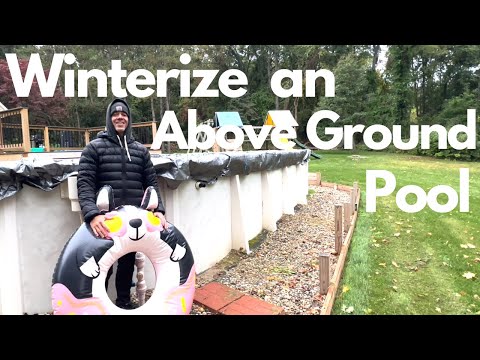 How to Winterize an Above Ground Pool with a Center Drain