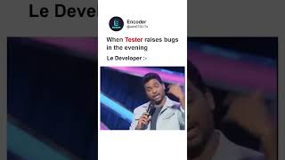Developer fixing bugs | Tag your developer #shorts #code #coding #memes #funny #tester