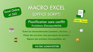 Excel Macro (Office Script): Conflict-Free Scheduling