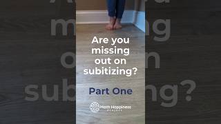 Don't Miss Out on the Important Early Math Skill of Subitizing!! Part One