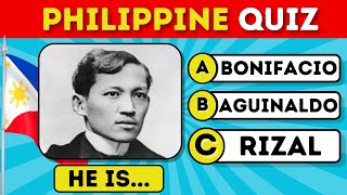 Can You PASS the ULTIMATE PHILIPPINE QUIZ Challenge!🧠🇵🇭