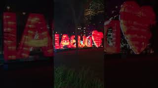 Dubai Glow Garden #lovedubai #glow