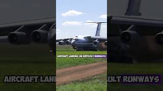 Masterful Landings: Giant Aircraft Conquering Challenging Runways