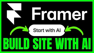 How To BUILD A Framer Site With AI (QUICK & EASY) 2025