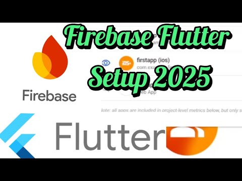 How to add or setup firebase to flutter in 2025? Add firebase to your flutter apps