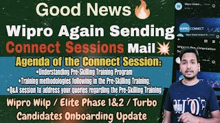 Wipro Confirmed Onboarding Update, Pre-Orientation Session | Survey Form | Pre-skilling Training