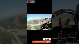 F/A-18F Super Hornet Low Altitude flight training in California  【 #TopGunMaverick 】 #shorts