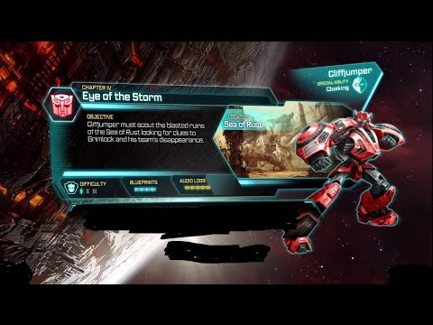Transforemers Fall of Cybertron  "Chapter 4 Eye Of The Storm"