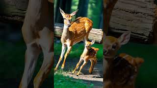A tiger hunt to deer but leaves its cub behind —  surprising twist, the tiger doesn’t kill the deer