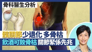 髖關節痛症＋骨枯｜髖關節退化少 多骨枯／缺血性壞死！飲酒是髖關節骨枯成因 類固醇食幾個月亦高危！骨枯初期無痛楚 剪腳甲關節緊、長短腳可能是先兆？｜王建芳醫生 骨科醫生張文康醫生｜人類健康研究所
