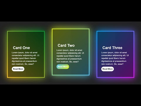 Creative Web Card Design Using HTML & CSS | Web Card Design | CodingZoneBD