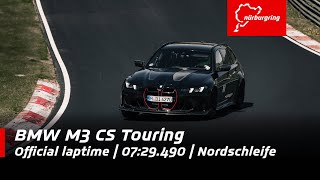 BMW M3 CS Touring | 07:29.490 official laptime | Nordschleife