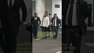 Didampingi Hotman, Nadiem Tiba di Kejagung untuk Diperiksa soal Laptop