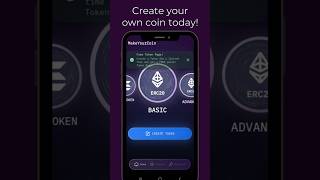 Create ERC20 & SPL tokens in minutes — No coding required! #cryptocurrency #crypto #token #tech