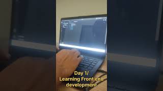 Day 1: Embarking on a journey of front end development ❤️