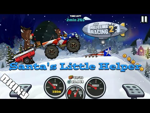 Santa's Little Helper - New Event in Hill Climb Racing 2 Gameplay by BKing