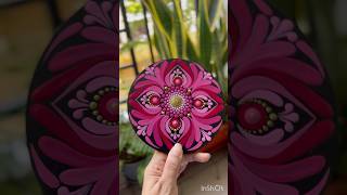 Dot mandala brushstrokes pattern #shorts #dotmandala #trending #mandala #mandalaart