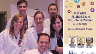 The Allergy Awareness Event “Test Your Allergies 2016” in European Parliament