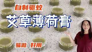 夏日必备防蚊艾草薄荷膏   止痒消肿效果好