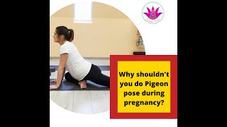 Can you do pigeon pose during pregnancy? #siddhyoga #prenatalyoga #prenatalyogateacher #pigeon pose