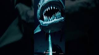 Scary Underwater Encounter🐟😱 #ai​ #aiart​ #scary #aihorror #horror #scaryai #depth #shorts #fyp