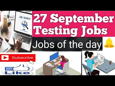 27 September Jobs of the day #workfromhomejobs #jobs #itsector #java #qajobs#developer #testing