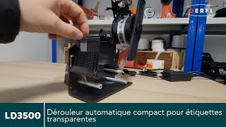 Test client⎮Distributeur automatique d'étiquettes transparentes⎮LD3500 ⎮ DERFI