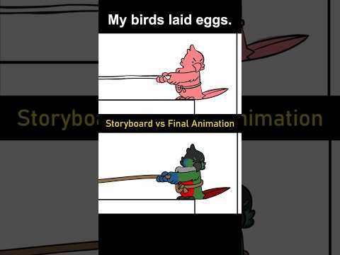 Storyboard vs Animation: My Birds Laid Eggs (shot 8)