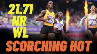 Julien Alfred World Lead Not Playing Games 200m London Diamond League