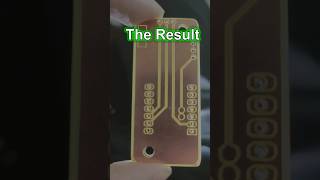 PCB prototype at Home (before sending to PCBWay) #pcb #laser