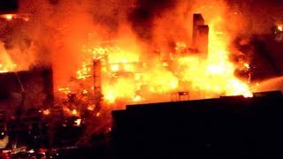 Massive fire breaks in Sundar as cylinder bursts