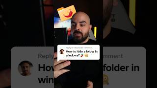 how to hide a folder in windows🌶🥵#pc #pctips #pctricks #pctipsandtricks