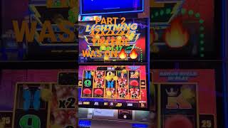 PART 2! TIKI FIRE WAS ON 🔥🔥🔥 AT MOHEGAN SUN! SORRY MELI!😂😂 @Power Couple Slots #shorts #slot #bigwin