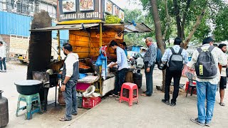 Famous Telangana Fish Center 🐠 | Chicken Fry🍗| Relaxing Street Food Video | Hyderabad 🇮🇳